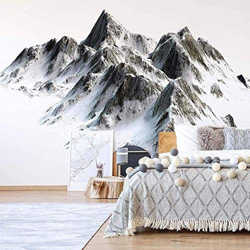 3D Tapete Natur Weiß Schnee Berg 3D Design Tapete Fototapeten Vlies Tapeten Vlies Tapete Wandtapete Moderne Dschung Wanddekoration fototapete 3d Tapete effekt Vlies wandbild Schlafzimmer-430cm×300cm