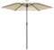 Oviala Parasol Droit 3m en Aluminium écru