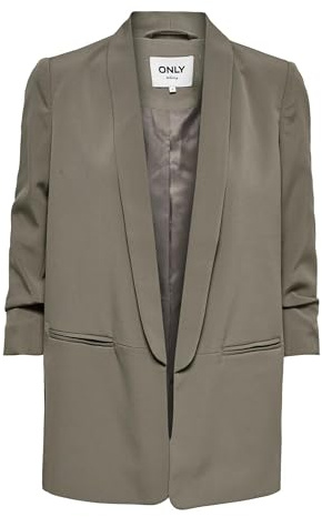 ONLY Women's ONLELLY 3/4 Life TLR NOOS Blazer, Walnut,38