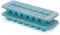 Joseph Joseph Flow - Easy-fill Ice-cube Tray with Lid, Stackable, Large 14 cube capacity (2-pack), Blue