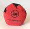 Juggle Pro Footbag RED Turtle – Handgenähter 2-Panel hackisack Ball– Aus Amara Ultra Wildleder – Gefüllt mit EPS-Kunststoffperlen – Für Freestyle Kicks & Stalls