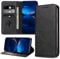 DENDICO Hülle für Galaxy S8, PU Leder Handyhülle, Stoßfeste Klapphülle Schutzhülle Kompatibel mit Samsung Galaxy S8, Schwarz