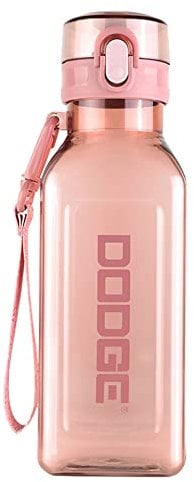 Sports Water Bottle 700ml, Leakproof and BPA Free Drinks Bottle, Gym Water Bottle, Waterbottle for Travel Picnic Camping Hiking (Pink)