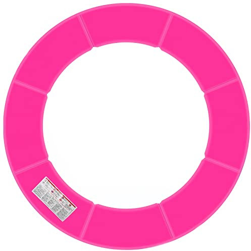 Baunsal® Trampolin Randabdeckung Ø 305 cm mit 30 cm breite in pink und 20 mm dick uv-beständig reißfest Trampolin Ersatzteile Trampolin Rahmenpolsterung Schutzrand für das Trampolin Outdoor