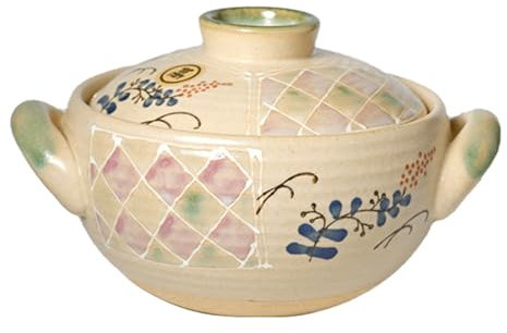 Cazuela barro refractario con tapadera,Cazuela fuego directo,Cazuela cerámica tradicional,Cazuela para horno,Cazuela con tapadera (B 3L)