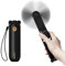 JISULIFE Ventilateur portatif avec batterie de secours 4500 mAh, autonomie maximale de 37 heures, ventilateur de poche portable à piles ou ventilateur personnel pliable alimenté par USB-Noir