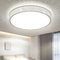 Kuwork LED Deckenleuchte Rund, Durchbrochenes Deckenlampe 4000K aus Aluminium für Schlafzimmer Wohnzimmer Küche Flur Keller Büro, 18W 30CM