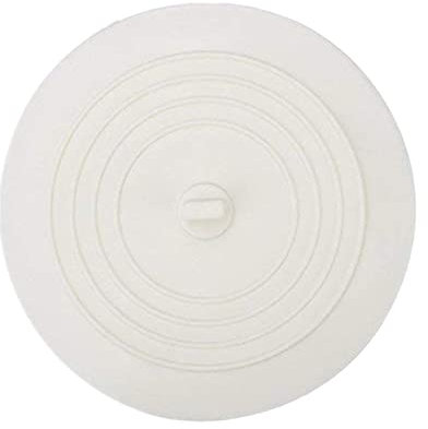 EYRMQWJPC Baignoire en Silicone, Bouchon de Baignoire en Silicone avec Ventouse Plate(White)