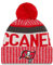 New Era Tampa Bay Buccaneers Bommelmütze - NFL Sideline - Rot, Rot, Einheitsgröße