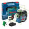 Bosch Professional Sistema 12V Nivel Láser GLL 3-80 CG (1 batería 12V + cargador, láser verde, interior, conexión Bluetooth, alcance hasta 30 m, soporte universal BM1, en L-BOXX), Estándar