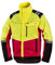 L+D worky 4112-M Forstschutz-Jacke Komfort Kleider-Größe: M Neongelb, Rot, Schwarz