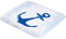 Kleine Wolke Anchor, Kunststoff, Blau, 55 x 55 x 0,3 cm