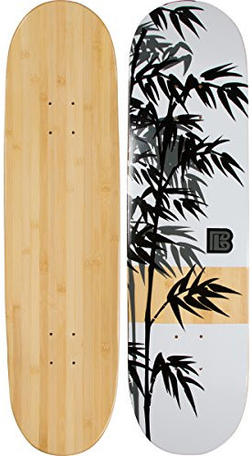 Bambus Skateboards Graphic Skateboard-Deck – mehr Pop, Leichter und stärker, hält länger als die meisten Decks, 8.0