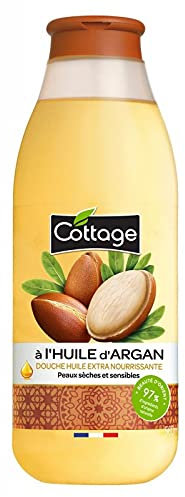 COTTAGE - Douche Huile Extra Nourrissante À L'Huile D'Argan 560Ml - Lot De 3