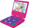Lexibook- Barbie Lecteur DVD Portable, écran LCD 7”, 2 Haut-parleurs, Batterie Rechargeable, Rose, DVDP6BB