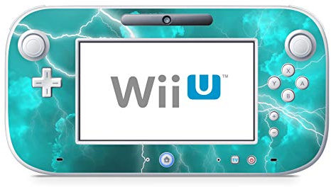 Skins4u Design modding Aufkleber Vinyl Skin Klebe Folie Skins Schutzfolie für Nintendo Wii U Controller Apocalypse Tuerkis