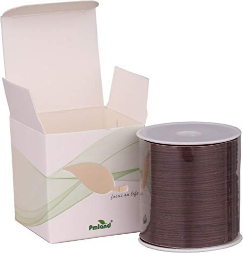 PMLAND 1 X Roll of 100 Yards Lift Shade Cord 0.9 mm - Chocolate Dark Brown