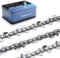 ZENTOP 18-Inch 3 Pack Chainsaw Chain .325 Pitch .050 Gauge 72 Drive Links Wood Cutting Saw Chain for Chainsaw Parts fits Craftsman, Echo, Homelite, Poulan, Remington