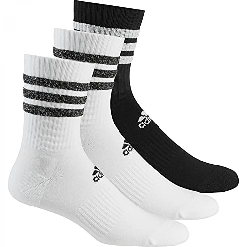 adidas Herren Glam 3-stripes Cushioned Crew Sport Socken