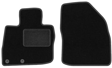 Lot de 2 Tapis Avant Moquette sur Mesure pour Honda Civic VIII 2006-2012 | pour hayon ; moquette dense (polypropylène), env. 6,5 mm ; antidérapant, fixations rondes (type AV)