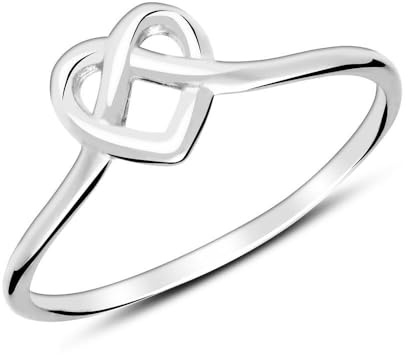 lanii Ring Herz aus Sterlingsilber