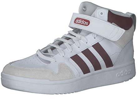 Adidas Basketball Shoe Postmove Mid, FTWR White/Shadow Red/Better Scarlet, H06135, 46 EU