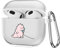 CasurvivePro Per Custodie Per Cuffie Airpods 3, Con Moschettone Custodie In Tpu Trasparente Con Motivo Carino Per Apple Airpods (3a Generazione) Custodia Di Ricarica
