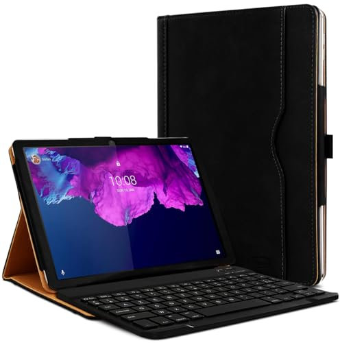 karylax - Clavier AZERTY + Étui de Protection Noir pour Lenovo Tab P11 Pro TB-J706F (11.5 Pouces)