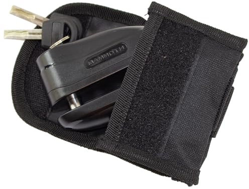 Mammoth Security Motorcycle Disc Lock Rouge Anti-Theft Brake Disclock (Black, 10mm Pin)