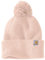 Carhartt Damen Strickmütze mit Bommel, Georgia Peach, Einheitsgröße
