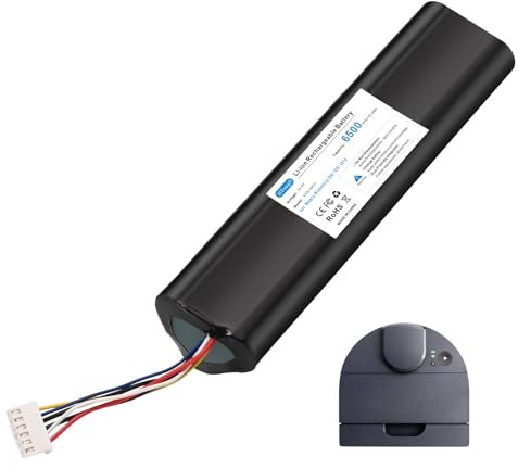 6500mAh Akku für Neato D10 Ersatzakku: HTongD 14.4v Li-ion Ersatzakkus Kompatibel mit Neato D8 D9 945-0381 945-0376 945-0382 Saugroboter