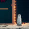 Somanki Weihnachtsfigur Pinguin Acryl Indoor und Outdoor, Weihnachtsdeko, Beleuchtet Aussen, Outdoor Weihnachtsdeko, Wheinachtsdecko, 30 cm