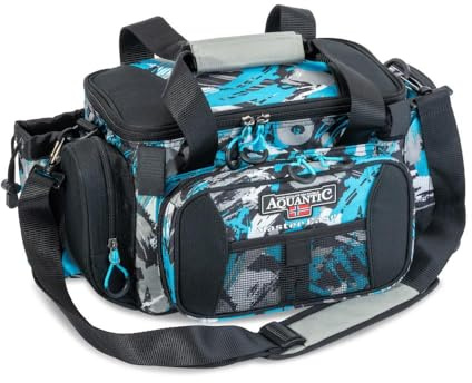 Aquantic Master Case New Ködertasche inkl. 4 Köderboxen, Kunstködertasche, Angeltasche