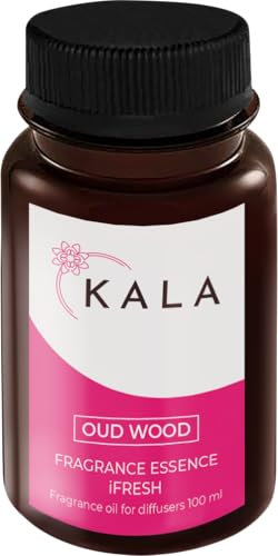 KALA - Duftöl für Diffuser, Aroma Öl, Aromatherapie Duftöle, Kondensierte Duftessenz, Luftbefeuchter, Entspannung Schlaf Verbessern - Duft Oud Wood, 10 ml