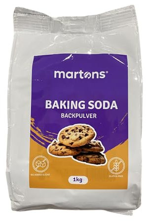 Martons Natron 1000 g – Hochreines Natriumbicarbonat (E500(ii)) – Lebensmittelqualität – Vielseitig für Küche, Haushalt & Backen – Made in EU