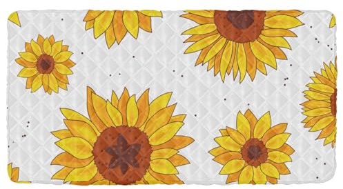 Sunflower Kleinkind-Bettlaken, tragbar, weich und bequem, für Kinderbett, Reisebett für kleine Räume, 127 x 63 cm (Bettlaken, Bett nicht im Lieferumfang enthalten)