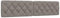 vidaXL Kopfteil-Kissen Taupe 200 cm Stoff, Kopfteilkissen, Kopfkissen, Lesekissen, Kopfteilpolster, Rückenkissen, Kissen-Kopfteil, Kopfteil Polster