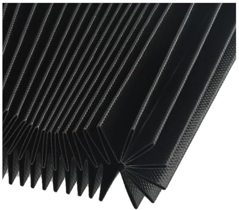 DAISHUJIE Staubschutzabdeckung 130–300 mm CNC-Maschinenschutz, Staubschutztuch, dreilagiges Tuch, Fräsmaschine, Flexibles Schutzwerkzeug for Flache Akkordeonbalgabdeckungen(265mm)