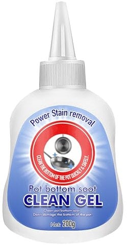 Pot Bottom Cleaning Agent, 200g Magic Gel Cleaner For Pot Bottom, Stainless Steel Pot Cleaner, Burnt Stain Descaler, Safe Black Dirt Remover, Rust Remover