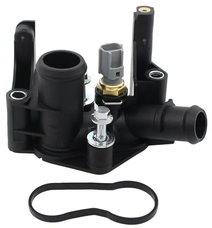 HouYeen Thermostat Housing with Seal for For-d Focus CMax mk1 mk2 Fiesta mk4 mk5 mk6 Fusion Pu-ma 1.25 1.4 1.6 1.7 i LPG 1995-2019