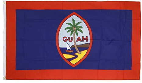 Flaggenfritze Fahne/Flagge USA Guam + gratis Sticker