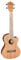 J & D Tenor Ukulele mit Mahagoni Decke, Cutaway und Tonabnehmer im Natural-Finish