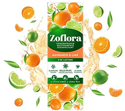 Zoflora - Mandarin & Lime - Trio - 3 x 250ml = 750ml