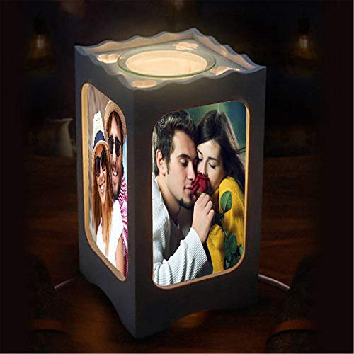 ASD Jewerly Personalisierte 4 Bilder Laternenlampe LED Nachtlicht Benutzerdefinierte Fotolampe Smart Nachtlicht Personalisierte Lichter Memorial Geschenk