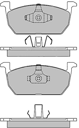 METELLI Bremsbeläge Satz Bremsklötze Bremssteine Set || 22-1214-0