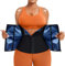 Chumian Women Waist Trainer Trimmer Corset Weight Loss Tummy Wrap Workout Belt Sweat Belly Band Sports Girdle Body shaper (Black, XL)