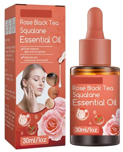 Oli essenziali di rosa per la pelle e l'aromaterapia - 100 olio di rosa puro di qualità terapeutica per il viso - Olio essenziale di rosa per diffusore, pelle, viso, capelli e profumi (30 l)