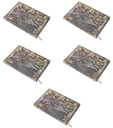 5 Stück House Of The Dragon Merchandise Leder Journal Buch Reisetagebuch Buch Geschenke Notizbuch Für Arbeit Mädchen Tagebuch Business Schreibnotizbuch Dekoratives Sammelalbum