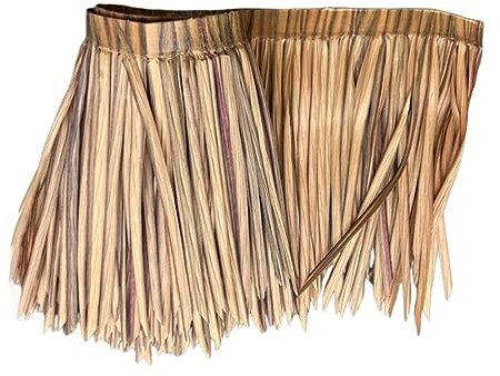 JISADER Rollo de Paja Artificial para Bricolaje, Decorativo, Mano de Obra Exquisita, Aspecto vívido y Realista, Material sintético de PE para decoración de, Estilo un
