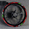 Für Aprilia RSV4 R/RR RSV4 RF RSV4 RFW Motorrad Rad Aufkleber Vorne Hinten Felge Rad Aufkleber Reifen Aufkleber Kit Set Felgenaufkleber (Color : 7)